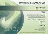 Osvědčení o úspoře emisí v roce 2021
